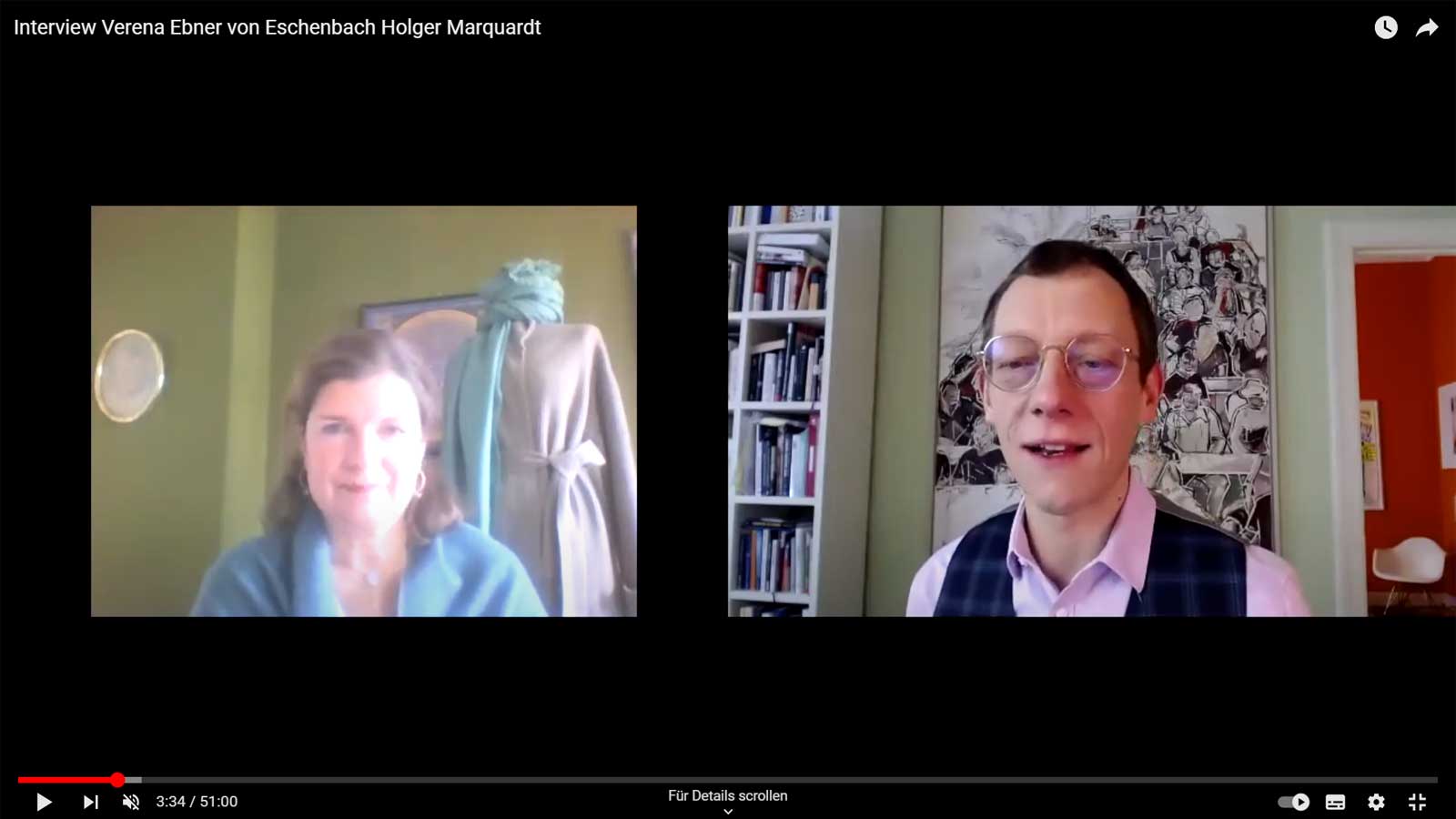 Interview Verena von Eschenbach mit Holger Marquard