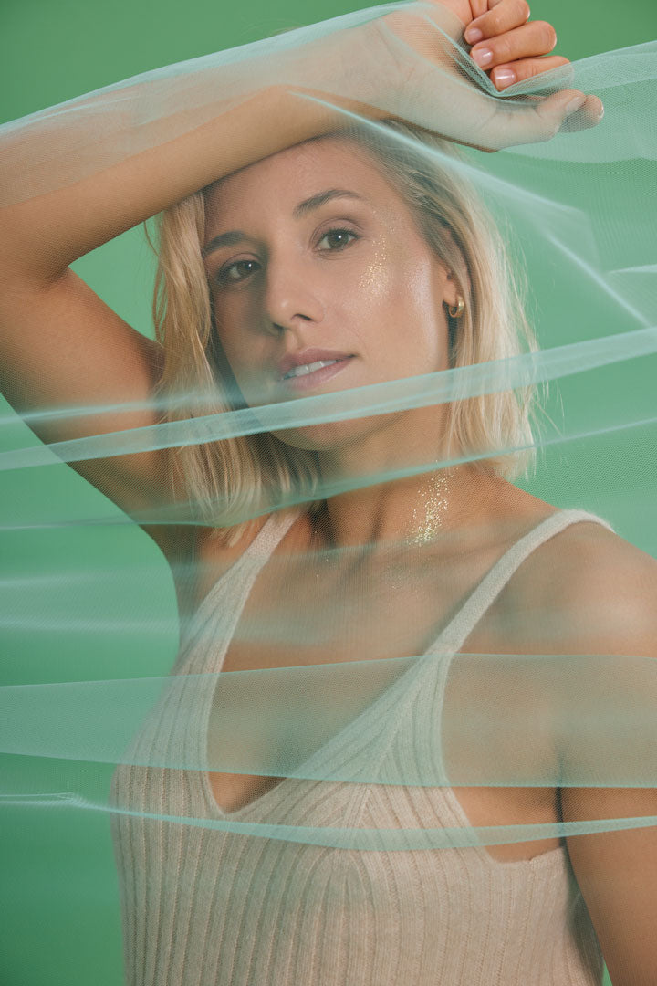 Cashmere Kleid Twinka natural cream