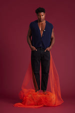 Cashmere Weste Comfy navy