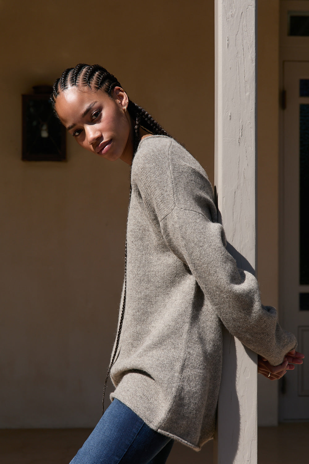 Pullover AMRAA aus 100 % VvE Blue Yak