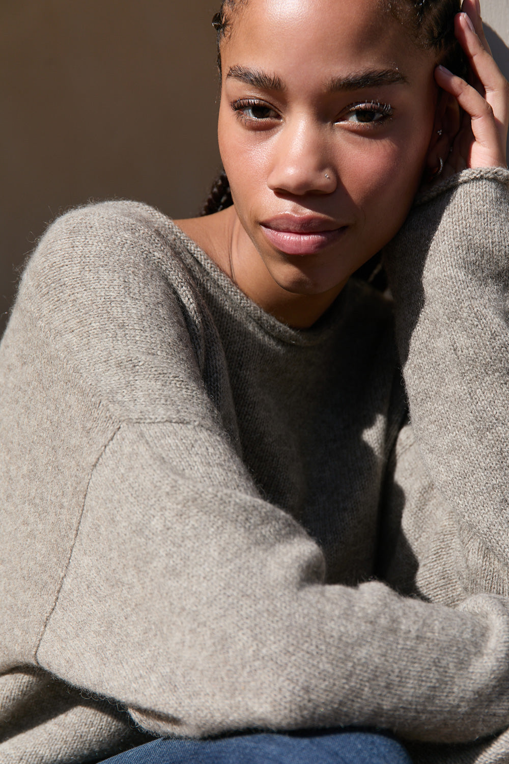 Pullover AMRAA aus 100 % VvE Blue Yak