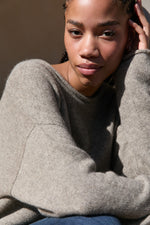 Pullover AMRAA aus 100 % VvE Blue Yak