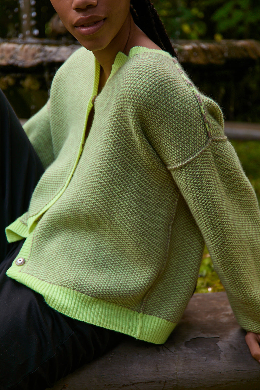 HONEY jacket made from 100% VvE cashmere – reversible