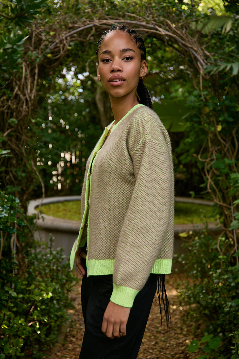 HONEY jacket made from 100% VvE cashmere – reversible