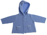 Cashmere Baby Kapuzenjacke Ebru himmelblau - Verena von Eschenbach