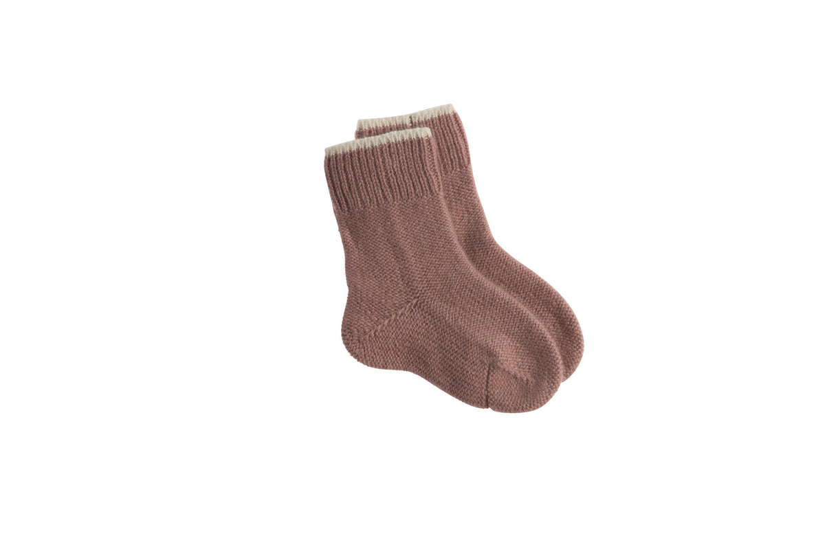 Cashmere Baby Socken Mani rosé - Verena von Eschenbach