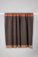 Babycamel blanket Jagat natural camel copper orange navy