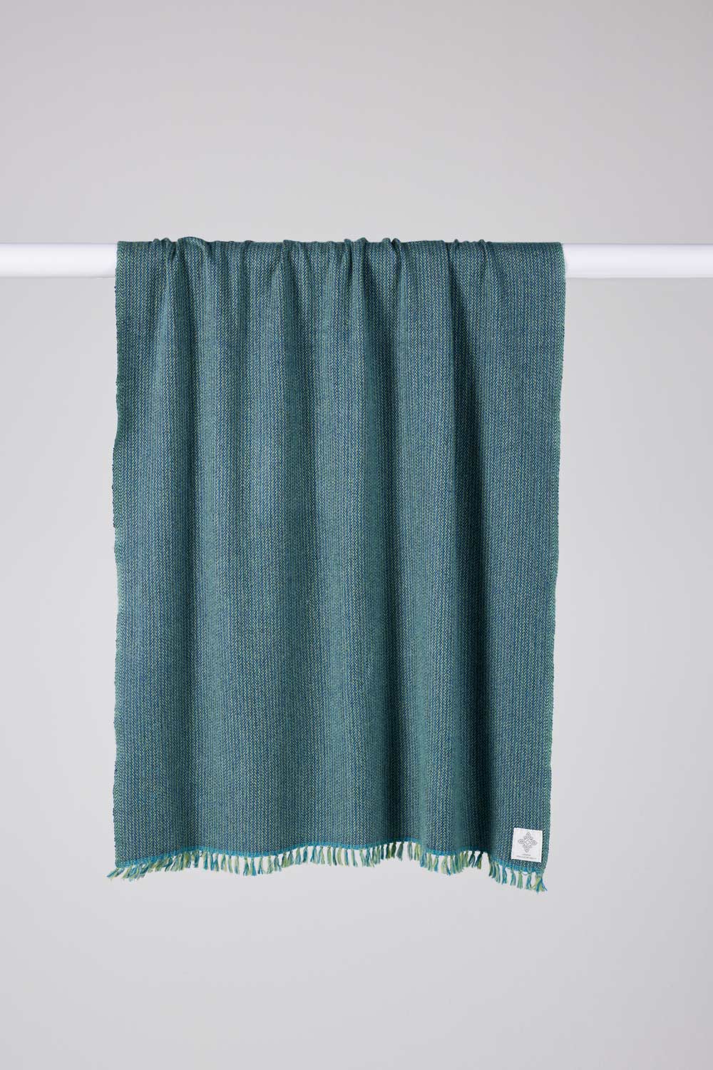 Cashmere scarf Visva ocean blue