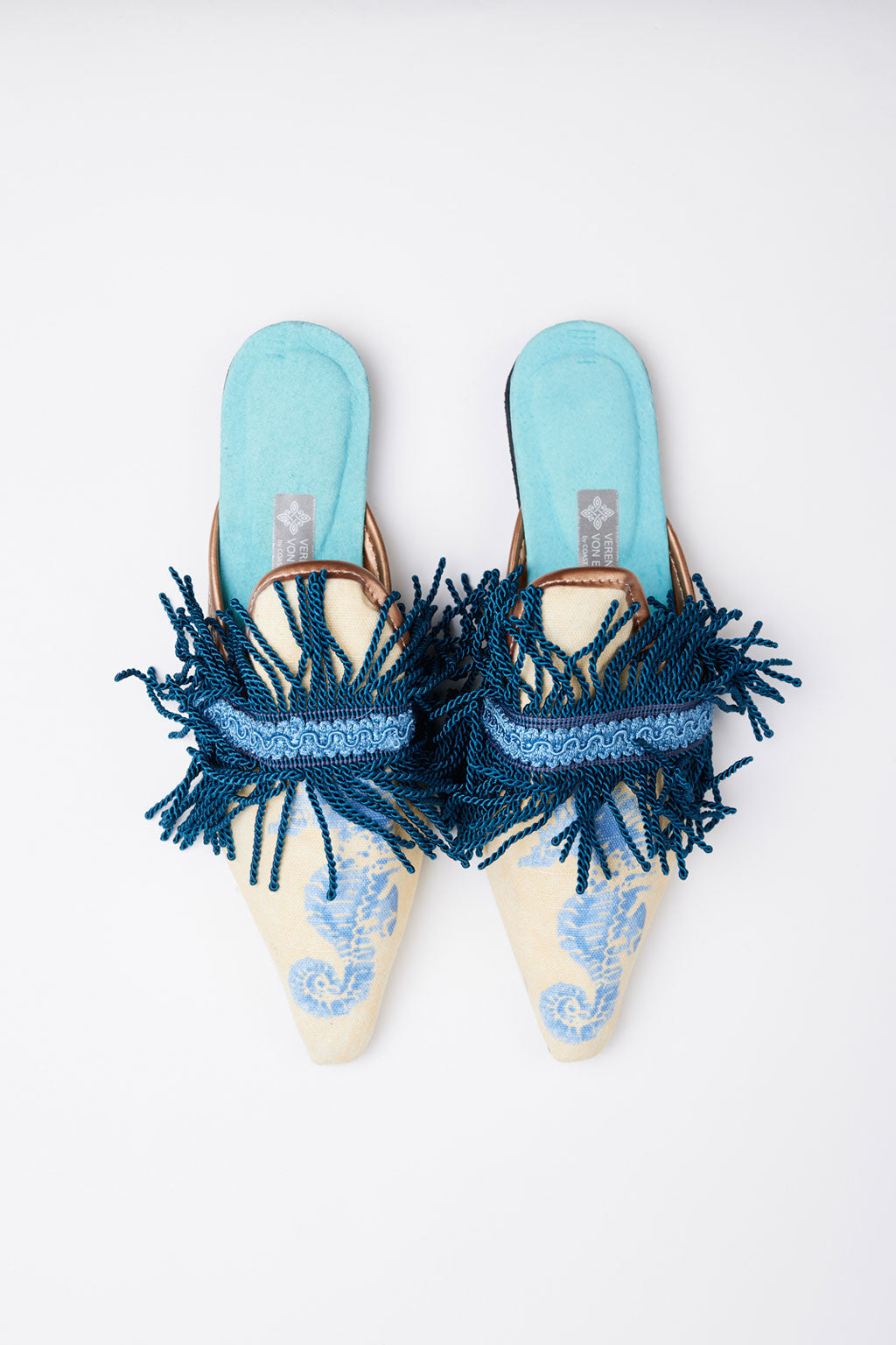 Slippers de luxe handmade Abiola Gr. 38