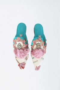 Slippers de luxe handmade Alika Gr. 40
