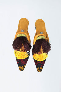 Slippers de luxe handmade Bamidele Gr. 41