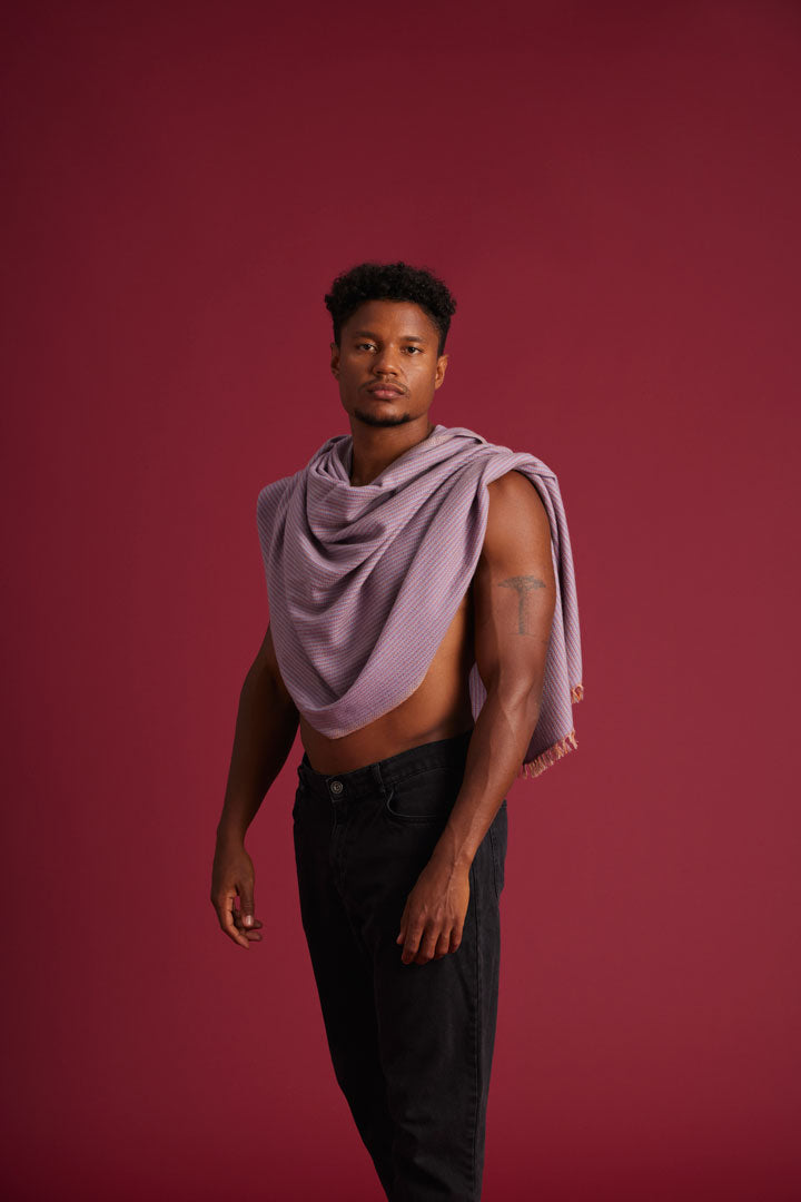 Cashmere scarf Visva airlilac