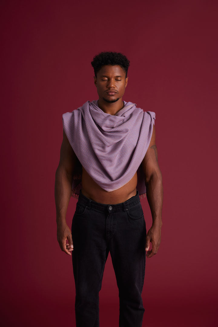 Cashmere scarf Visva airlilac