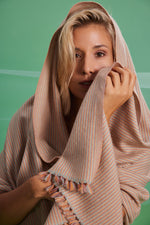 Cashmere scarf Visva beach sandy