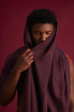 Cashmere scarf Visva glow violet