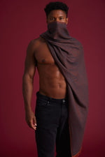 Cashmere scarf Visva woodmossy