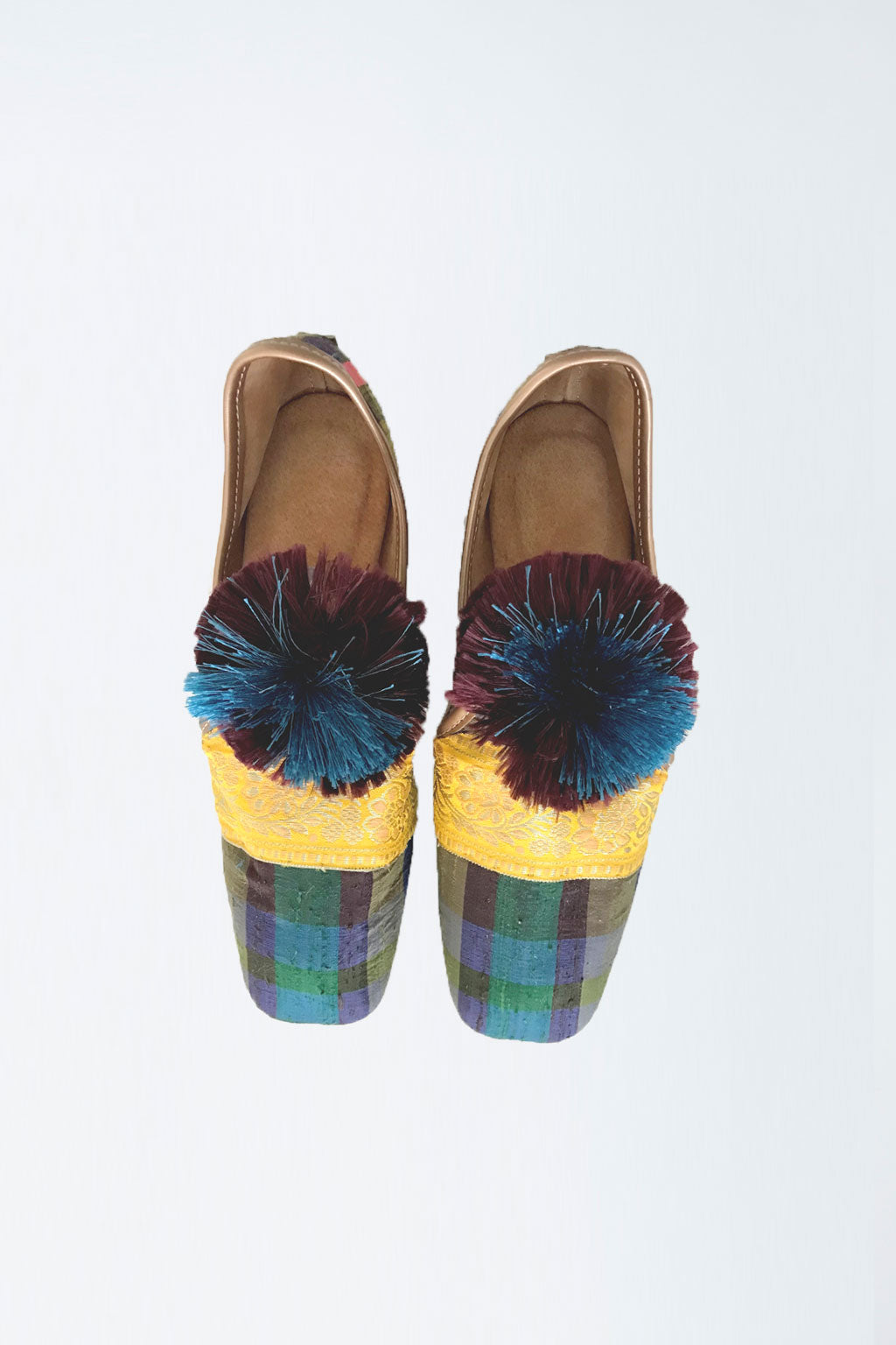 Slippers de luxe handmade Makena size. 40