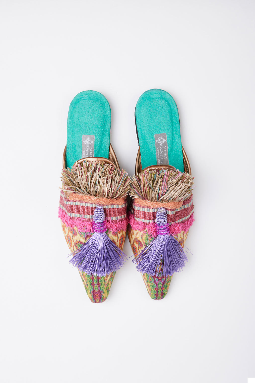 Slippers de luxe handmade Palesa Gr. 37
