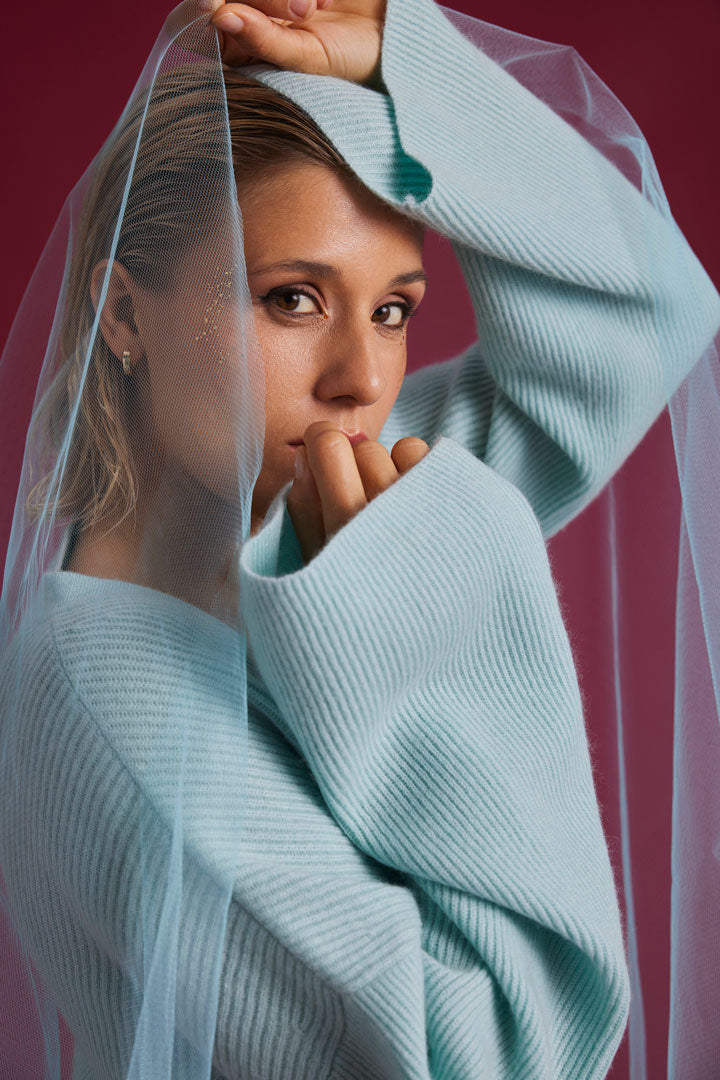 Cashmere Cardigan Lovely mint 
