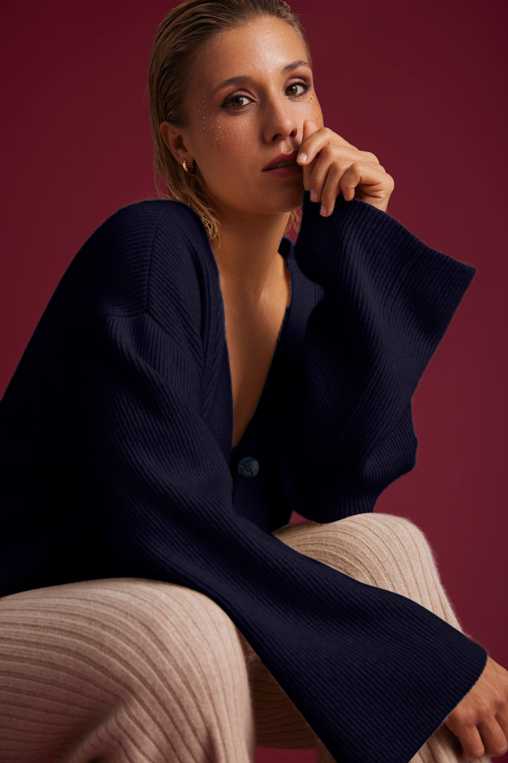 Cashmere Cardigan Lovely navy 