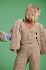 Cashmere top Twinka natural cream 