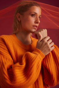 Cashmere Pullover Luisa Fruity Orange