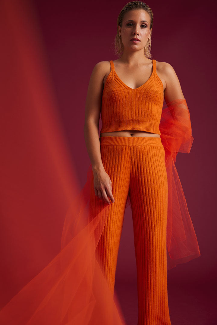 Cashmere top Twinka fruity orange