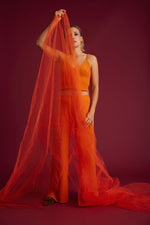 Cashmere top Twinka fruity orange