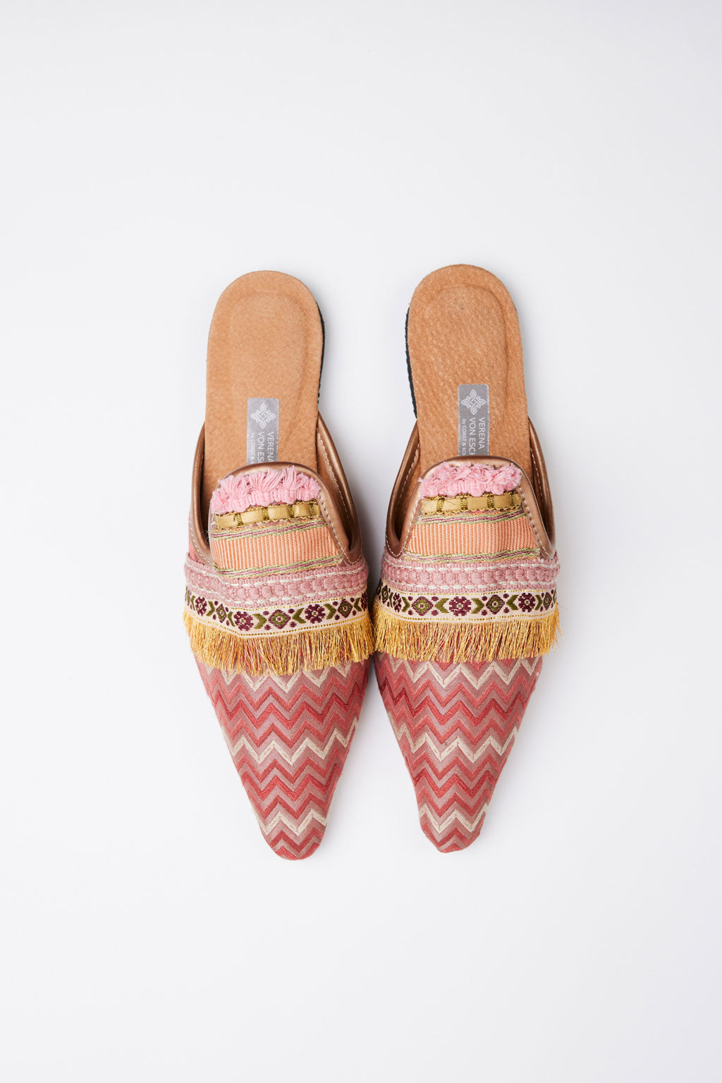 Slippers de luxe handmade Amari Gr. 40