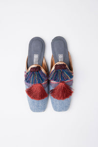 Slippers de luxe handmade Aminata Gr. 39
