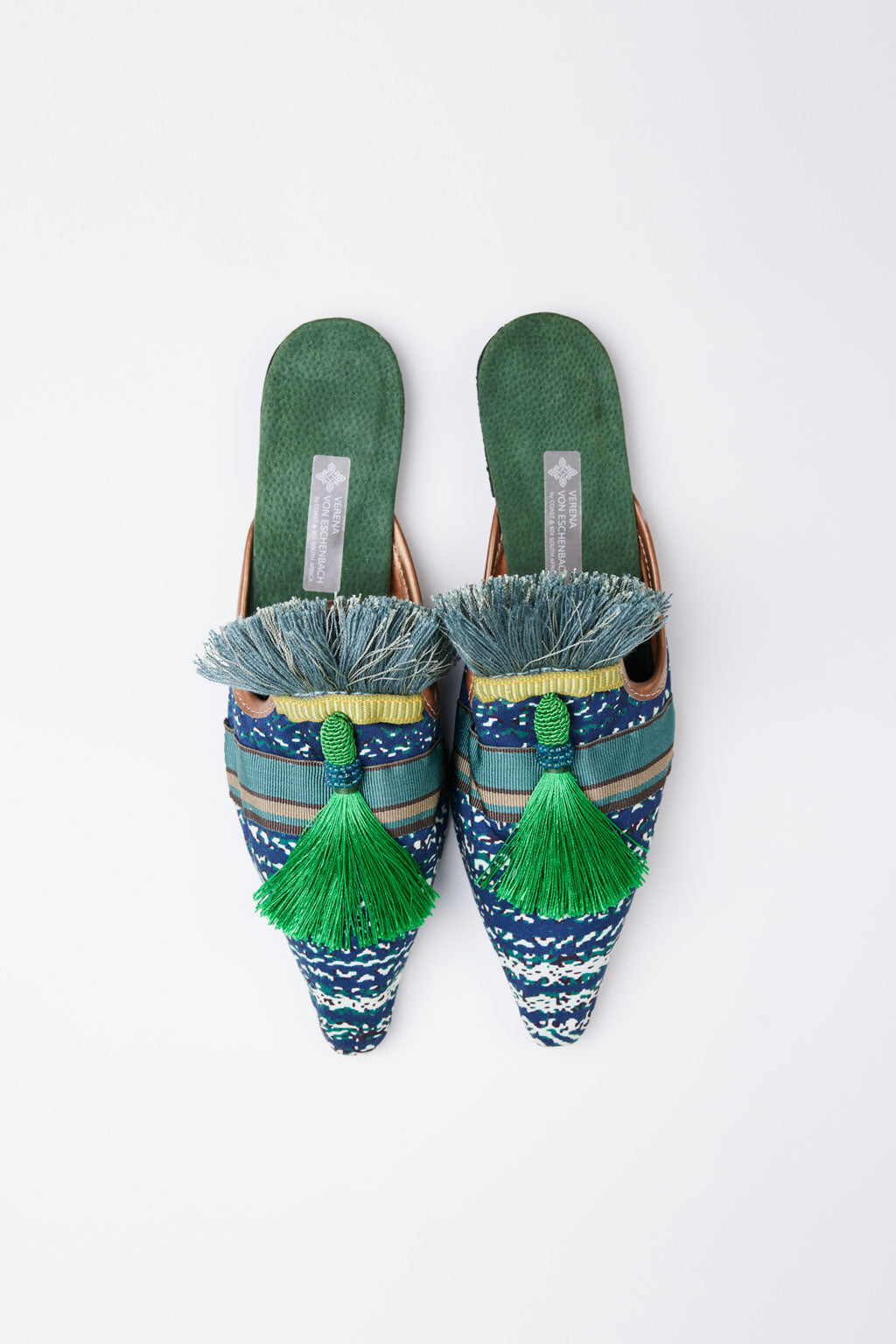 Slippers de luxe handmade Elikia Gr. 42