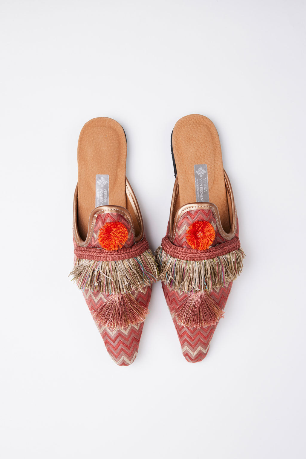 Slippers de luxe handmade Hadiza Gr. 40