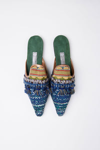 Slippers de luxe handmade Luela Gr. 41