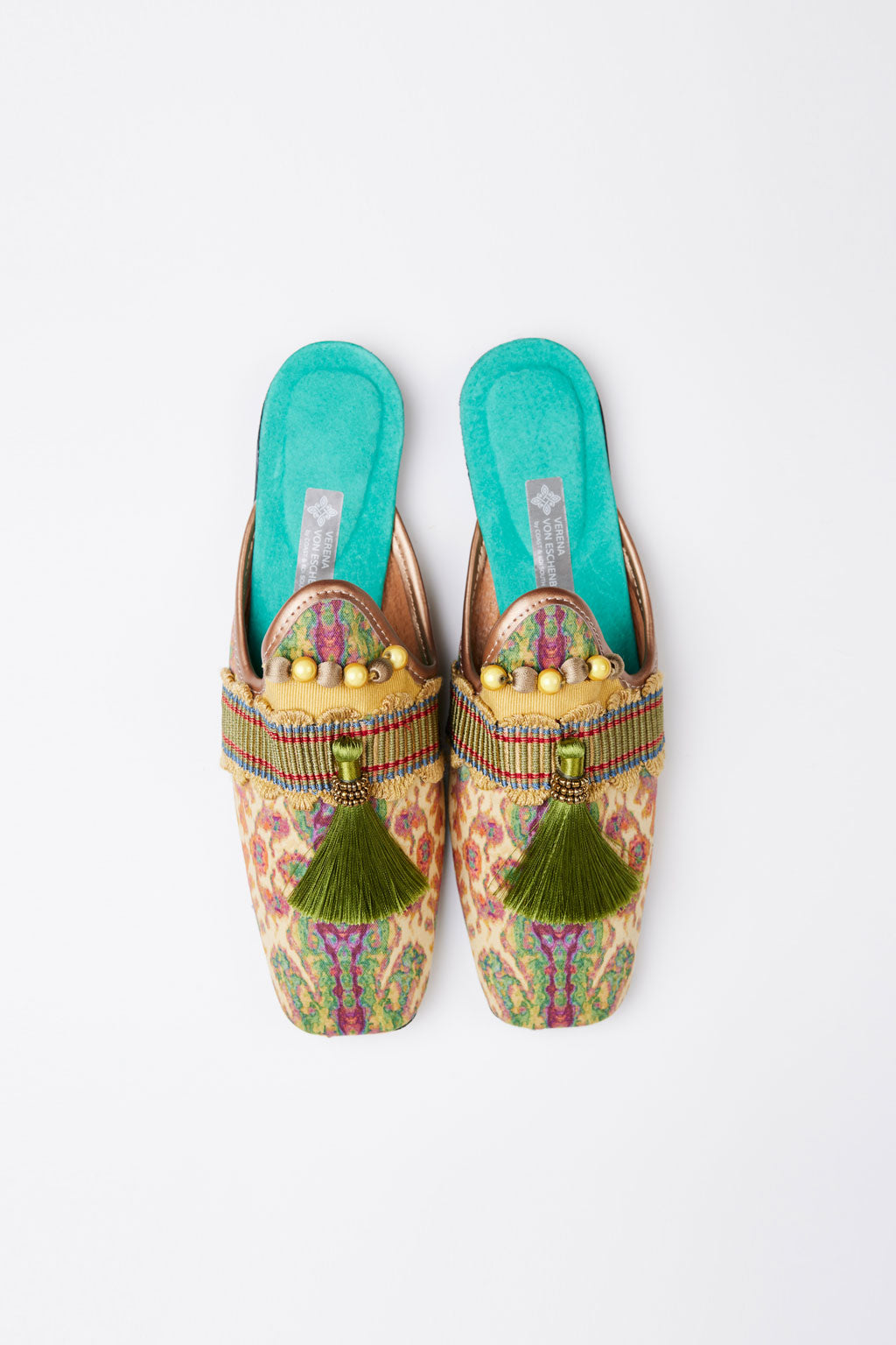 Slippers de luxe handmade Malaika Gr. 40