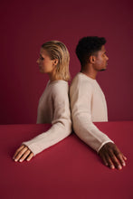 Laden Sie das Bild in den Galerie-Viewer, Cashmere Sweater Diego unisex natural cream
