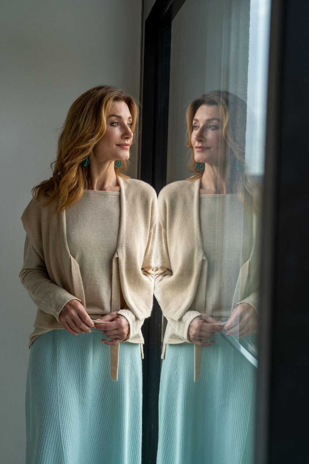 Cashmere vest Sunny natural cream 