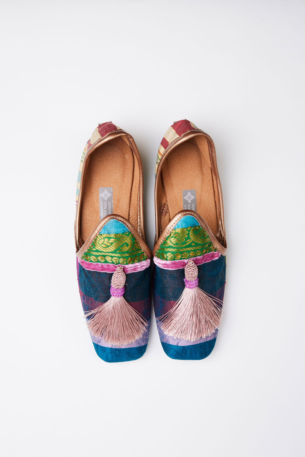 Slippers de luxe handmade Tani size. 38/39