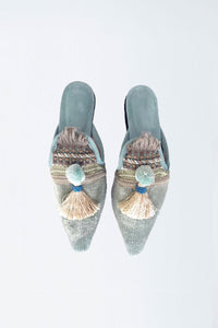 Slippers de luxe handmade Taraji Gr. 40