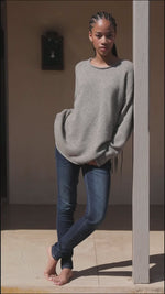 Pullover AMRAA aus 100 % VvE Blue Yak