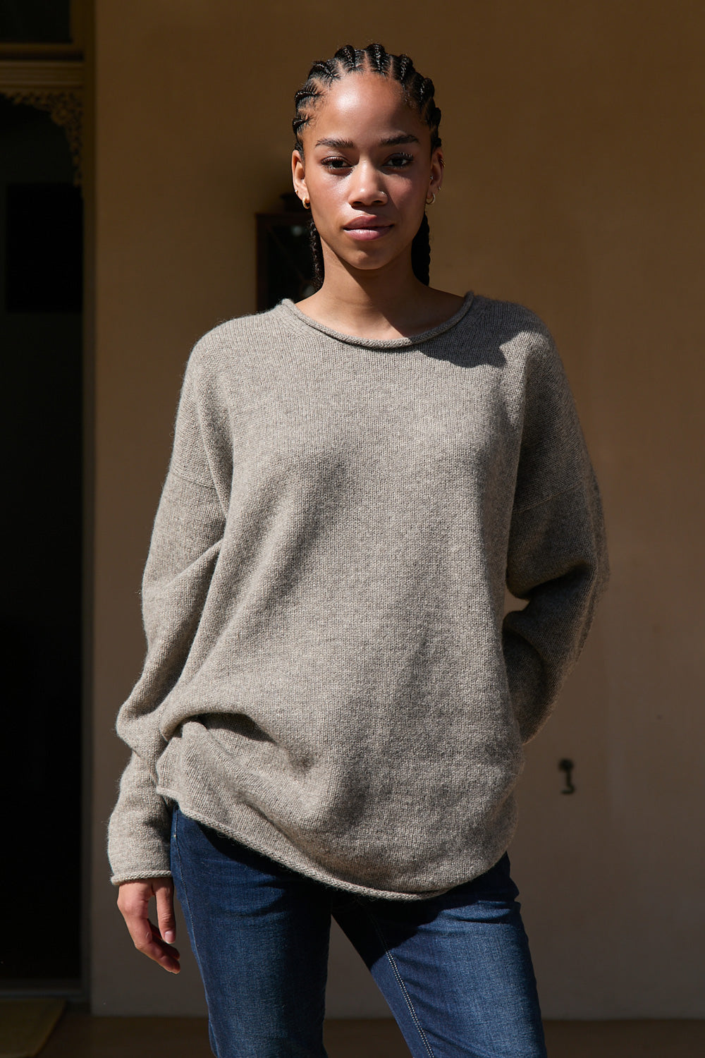 Sweater AMRAA made from 100% VvE Blue Yak 