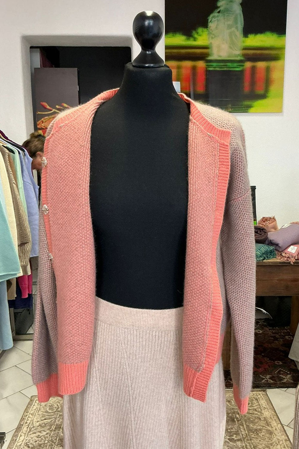 Jacke HONEY aus 100 % VvE Cashmere – Wendbar