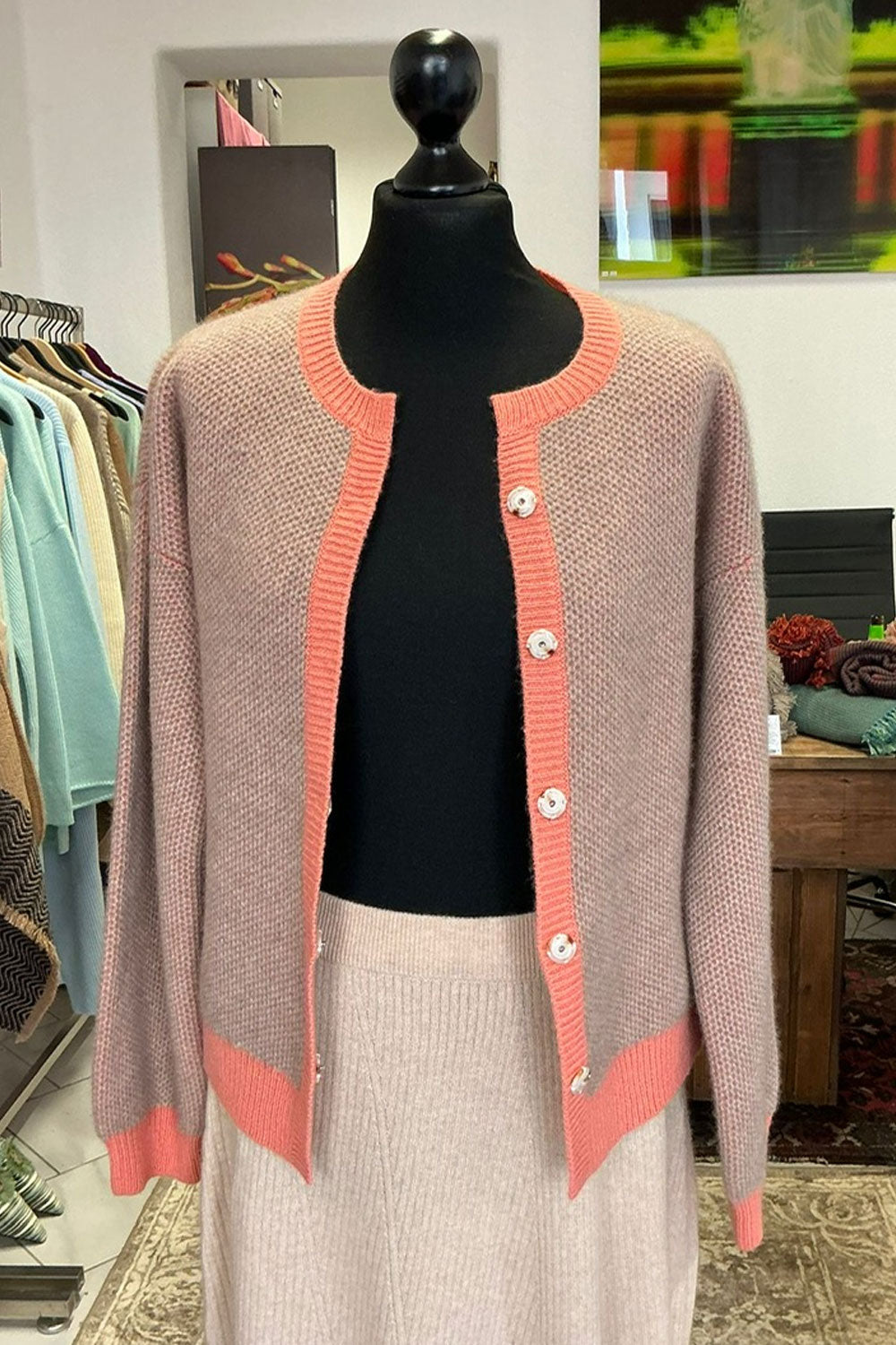 Jacke HONEY aus 100 % VvE Cashmere – Wendbar