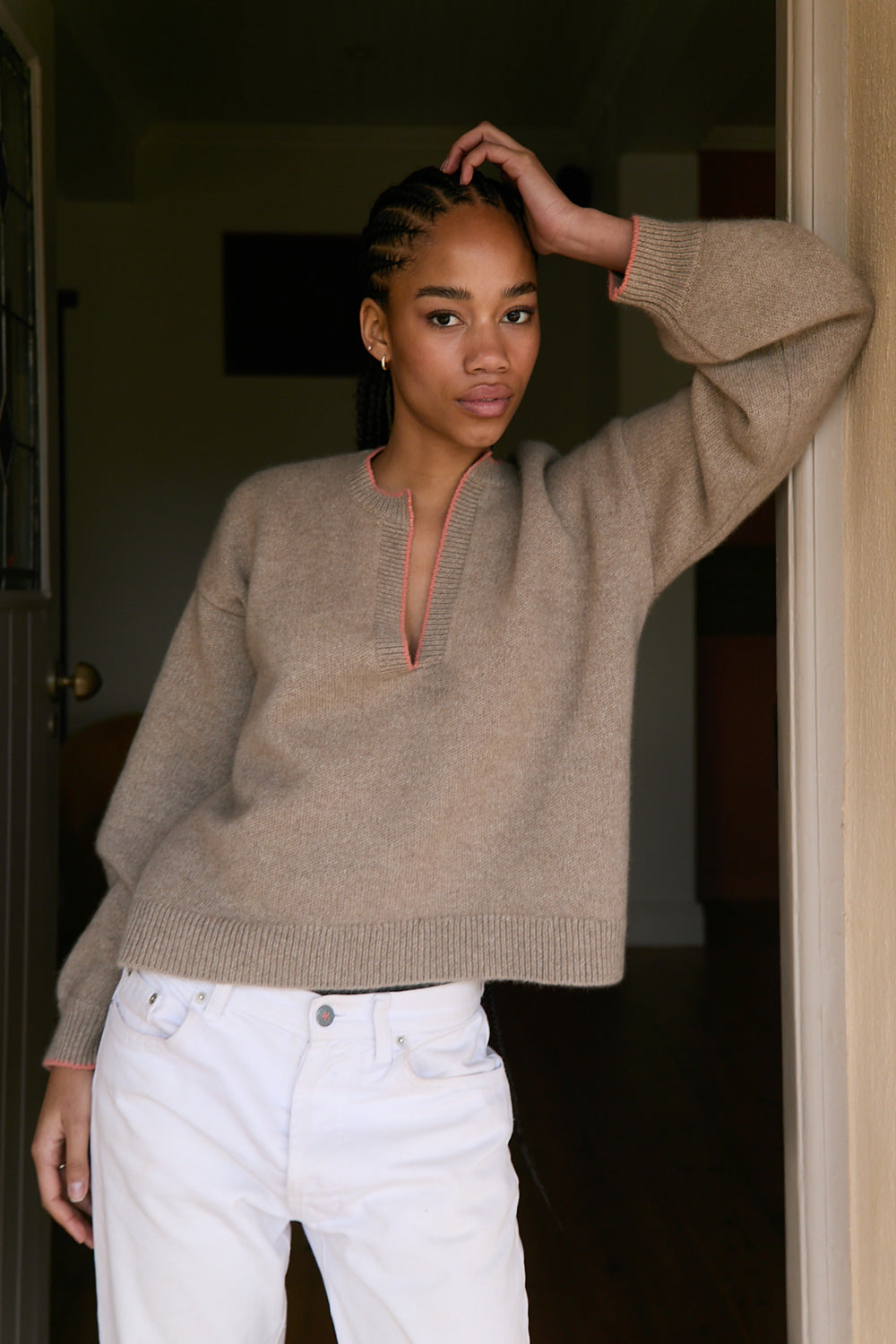 EVA sweater made from 100% VvE cashmere