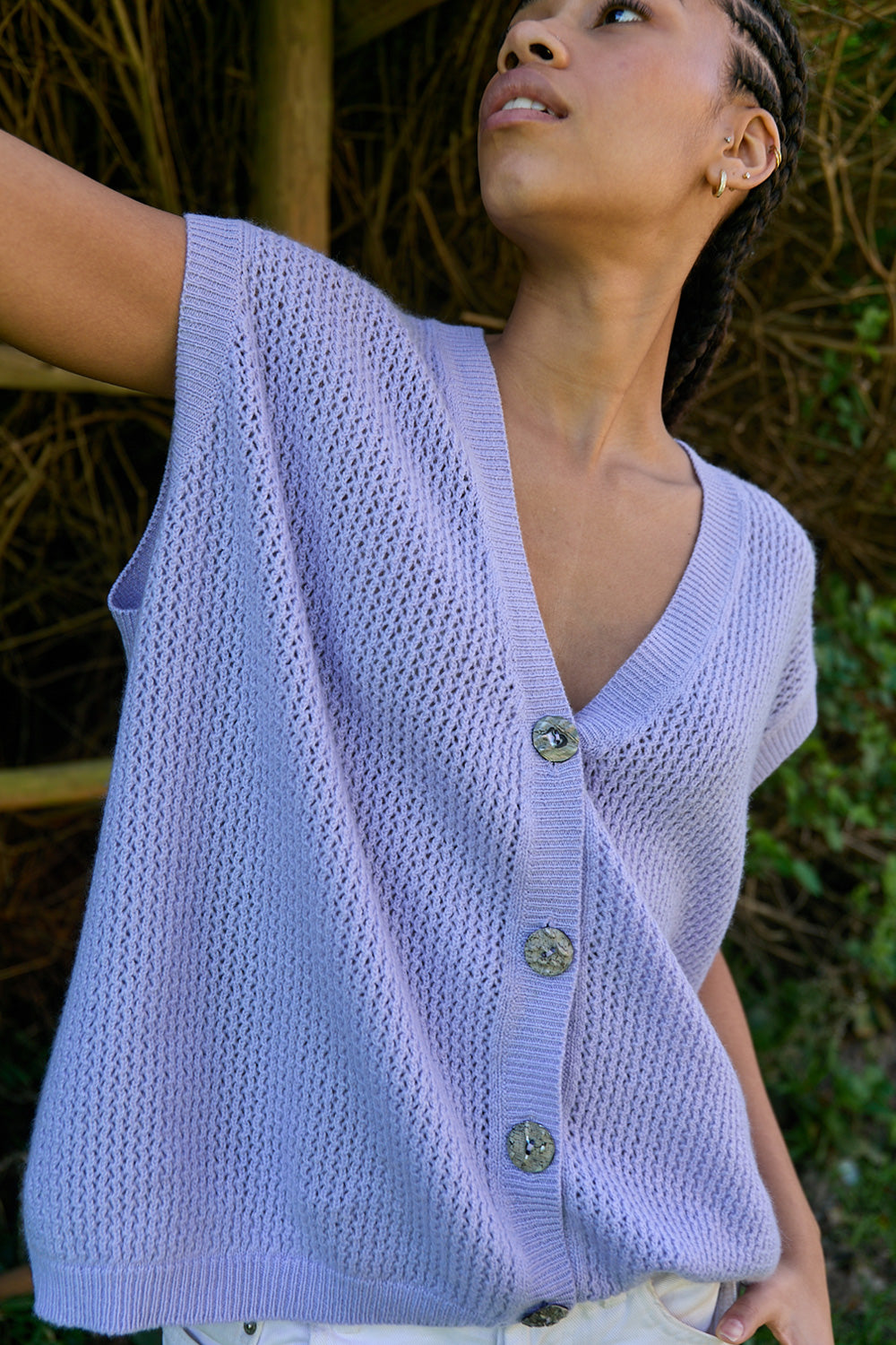 COMFY vest made from 100% VvE cashmere