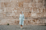 Cashmere Mantel Dust puderblau - Verena von Eschenbach 