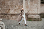Cashmere Mantel Dust natur graubeige - Verena von Eschenbach 