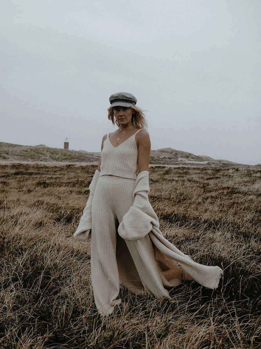Cashmere top Twinka natural cream 