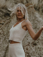 Cashmere top Twinka natural cream 