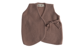 Cashmere Baby Weste Venja mit Bändchen rosé - Verena von Eschenbach 