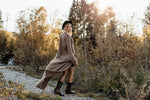 Cashmere Mantel Dust natur graubeige - Verena von Eschenbach 